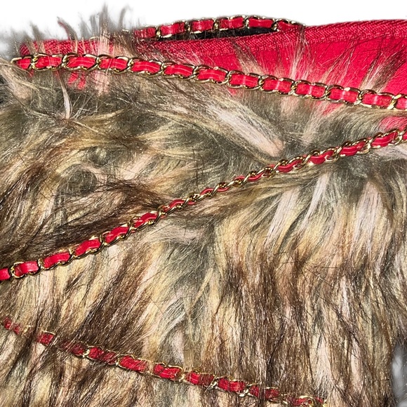 Shoe dazzle Winters Here Fuzzie Boot in Chili Pepper Red - Picture 6 of 14